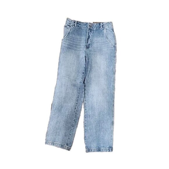 Fashion Nova Jeans Wide Leg Light Wash NWT High Rise 32" Waist Women's 13 - Picture 1 of 10